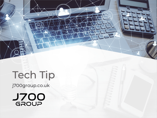 Tech Tips J700