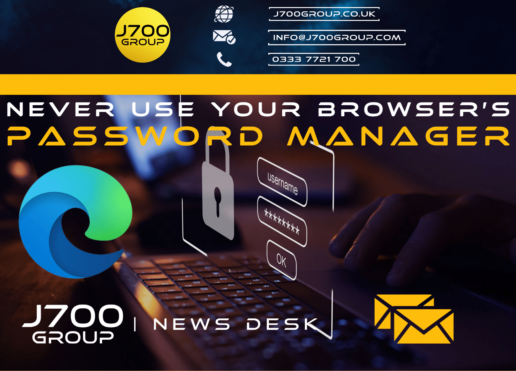 Never use your browser’s password manager