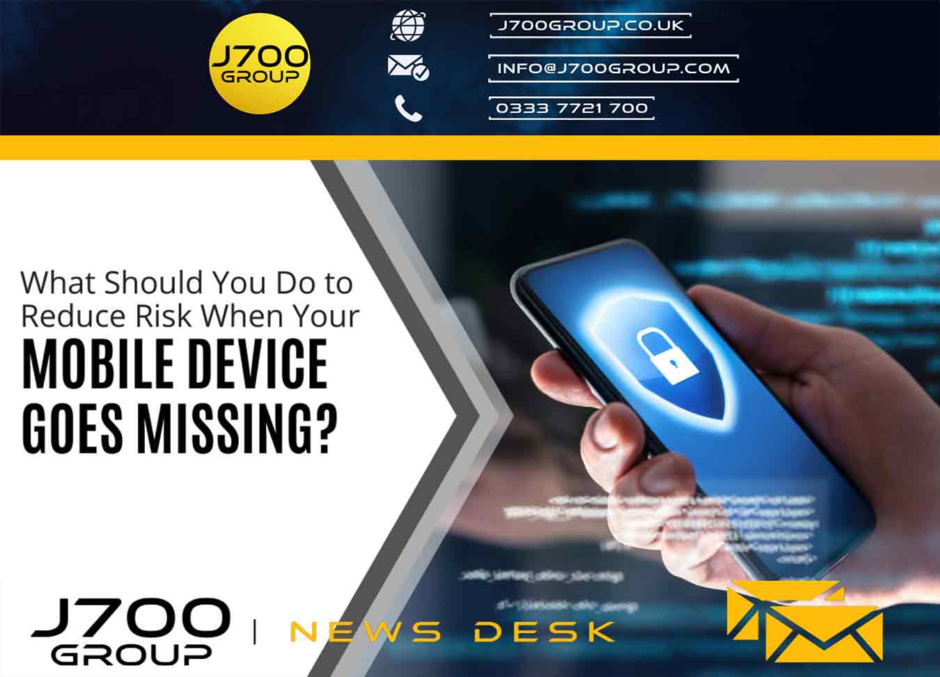 How To Reduce The Risk When Your Mobile Device Goes Missing?