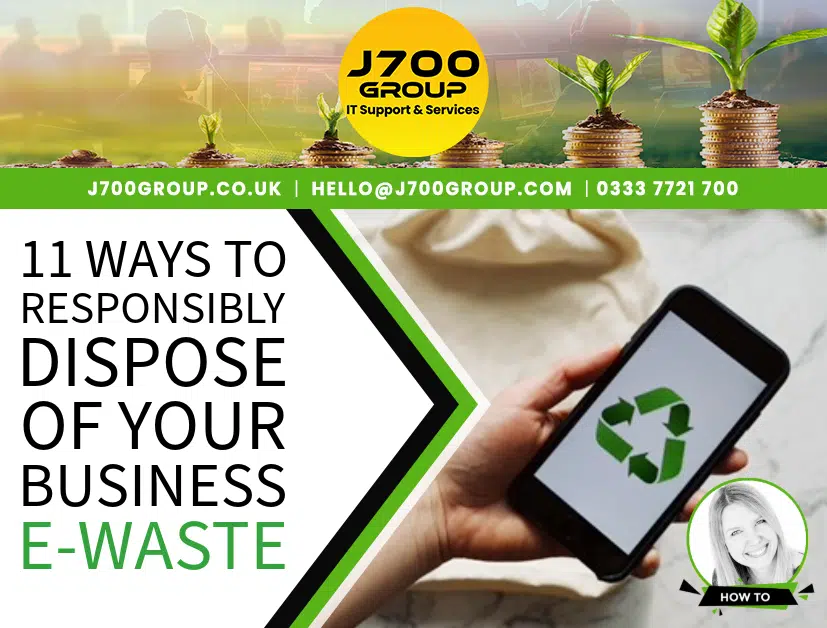 11 Ways to Responsibly Dispose of your Business EWaste