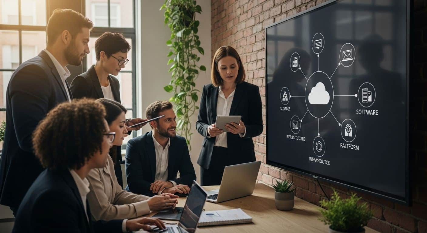 cloud services office teamwork