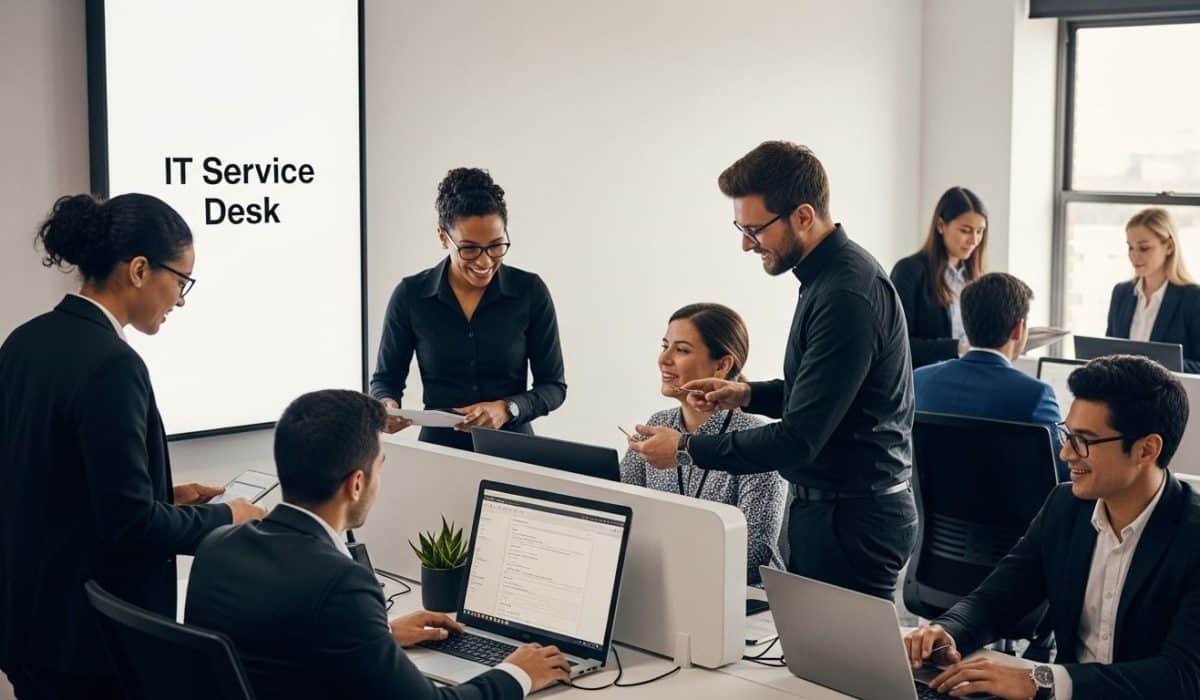IT service desk team