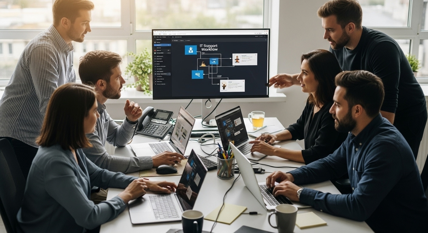 SME IT support teamwork