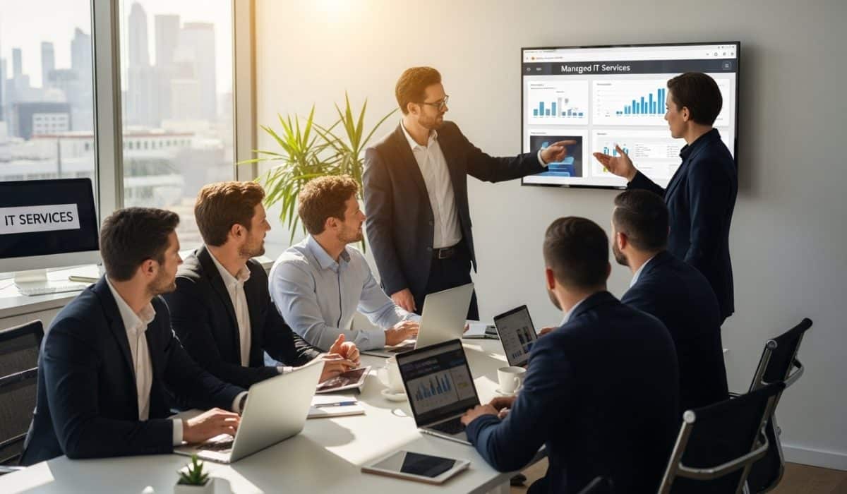 business team managed it