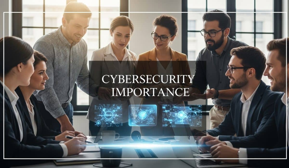 cybersecurity teamwork office