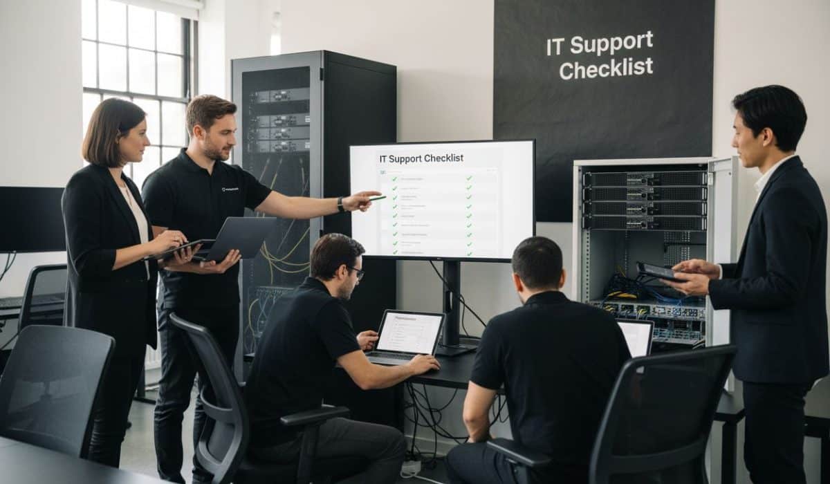 IT support checklist process