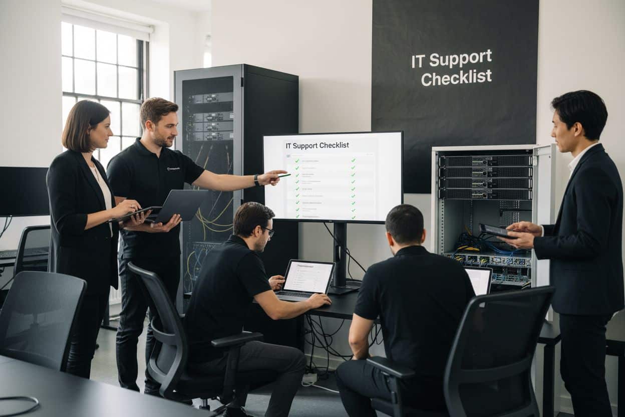 IT support checklist process