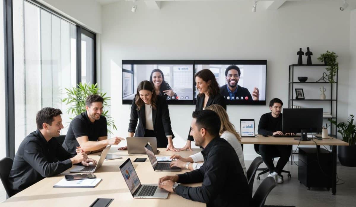 Microsoft 365 advantages, business collaboration, modern office