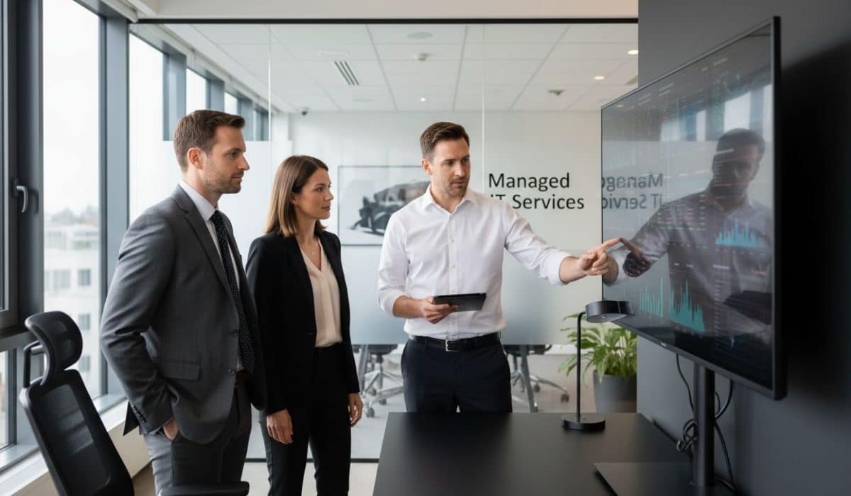 managed IT services business team