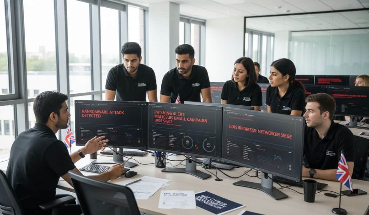 UK office cyber threats