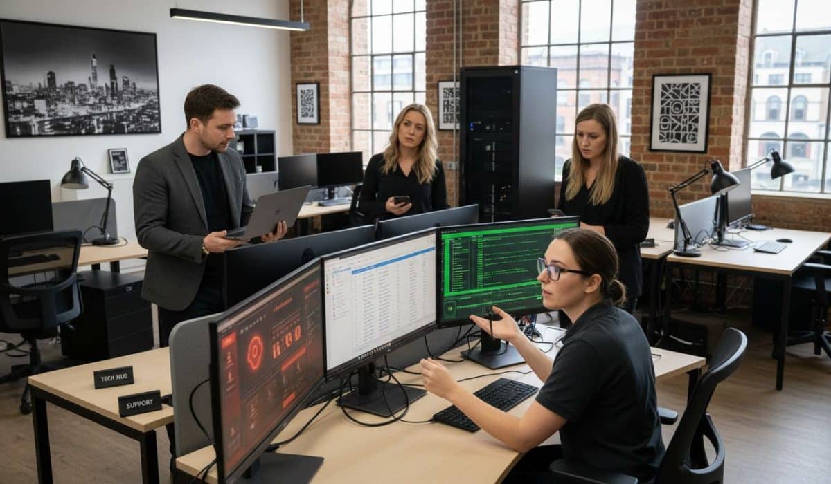 IT support desk office