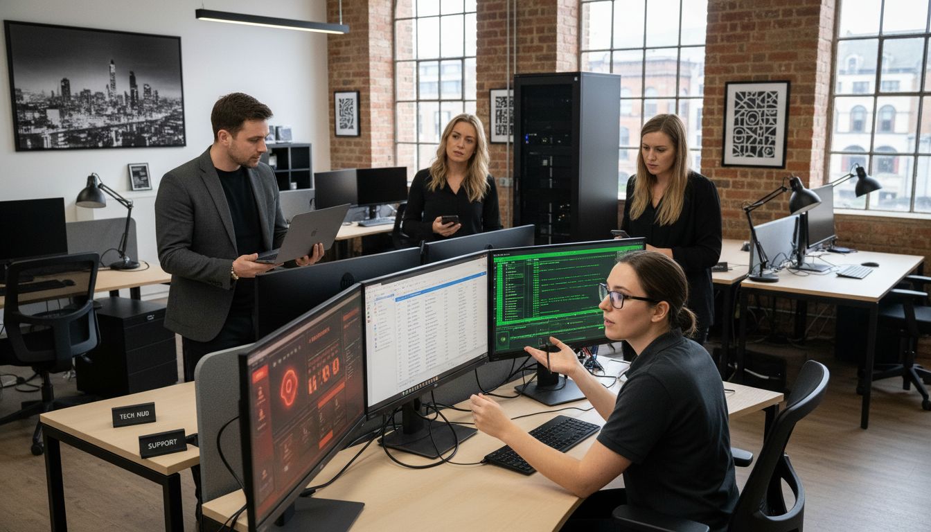 IT support desk office