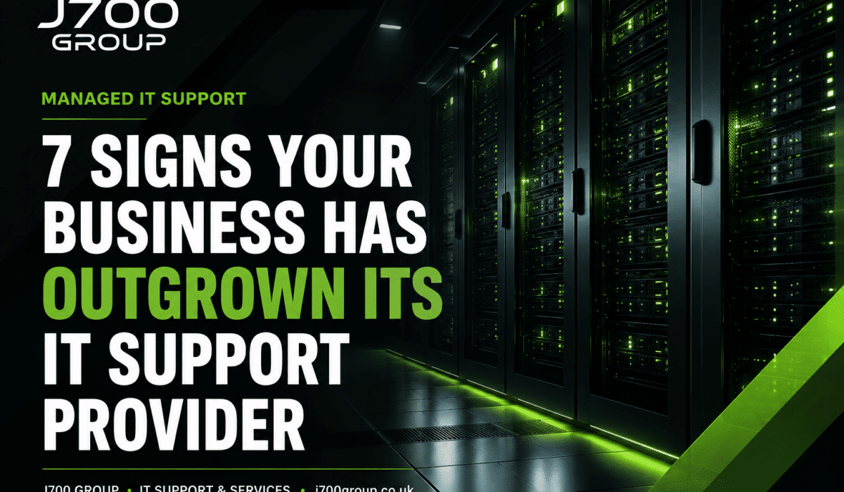 Managed IT support Lancashire - signs your business has outgrown its IT provider