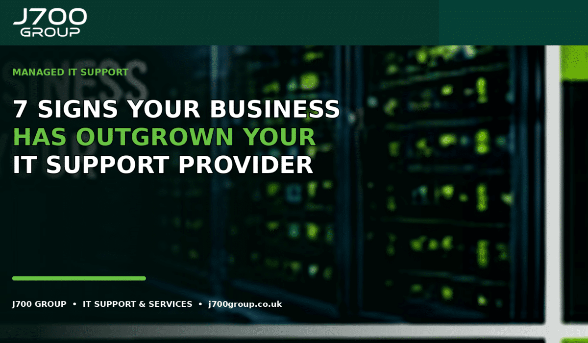 anaged IT support Lancashire - signs your business has outgrown its IT provider