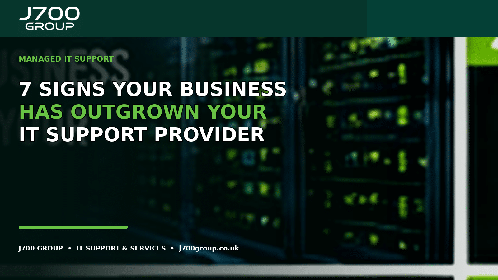 anaged IT support Lancashire - signs your business has outgrown its IT provider